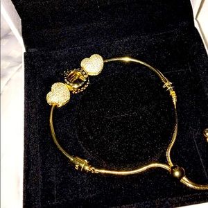 14k Gold Pandora Bracelet Limited Edition